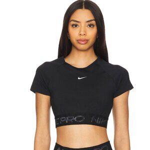 Nike Dri-FIT Cropped Graphic Short Sleeve Top